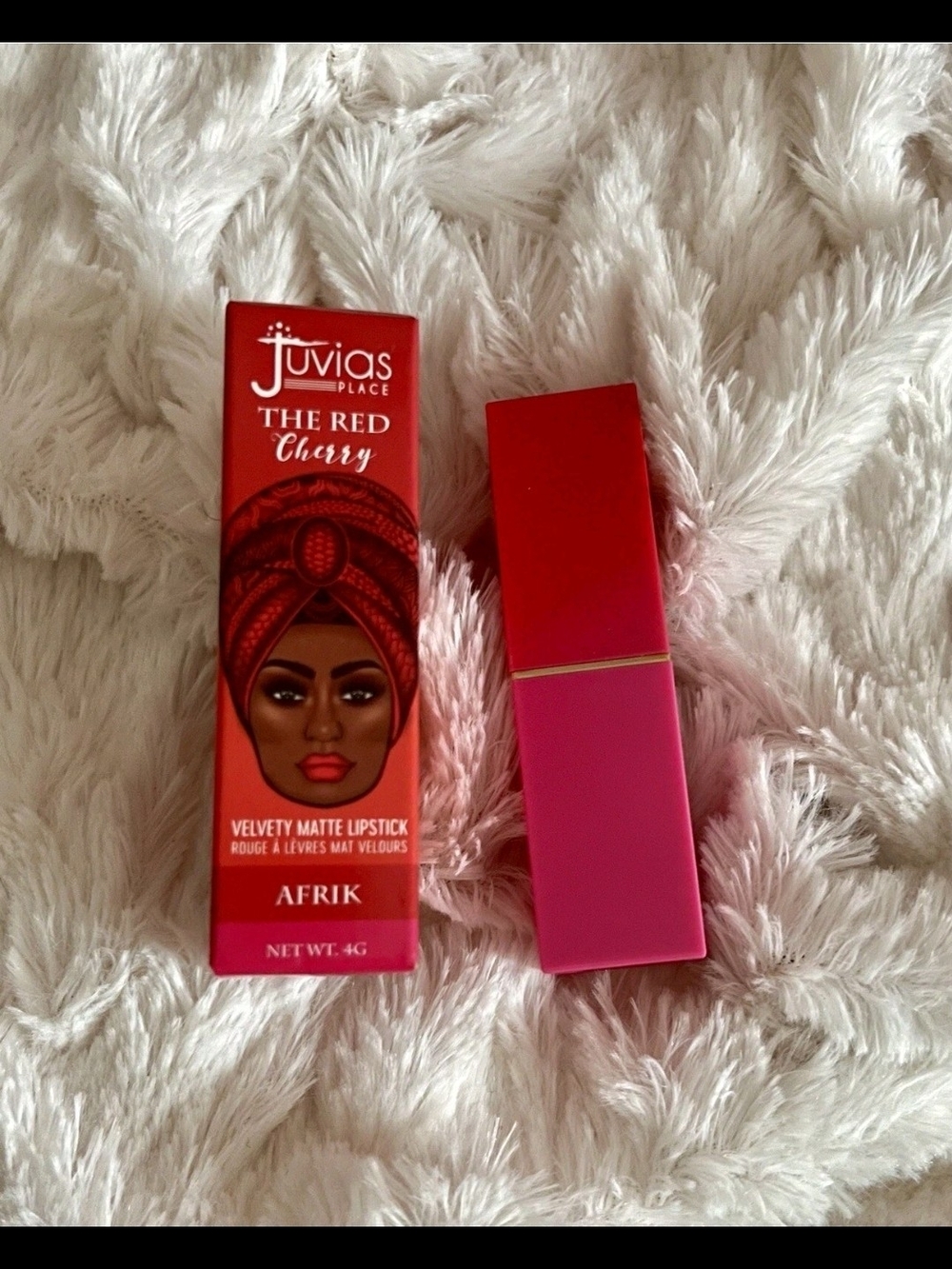 Juvia's Place Lipstick "Afrik" - The Red Cherry Matte Collection